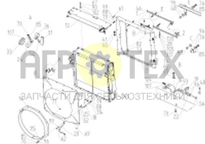 Блок радиаторов (142.05.22.200А) (№245 на схеме)